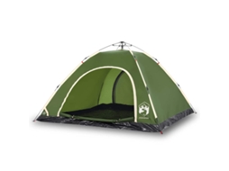 Camping Tent, Camping Tents Vidaxl Verde Poliéster (5 Pessoas)
