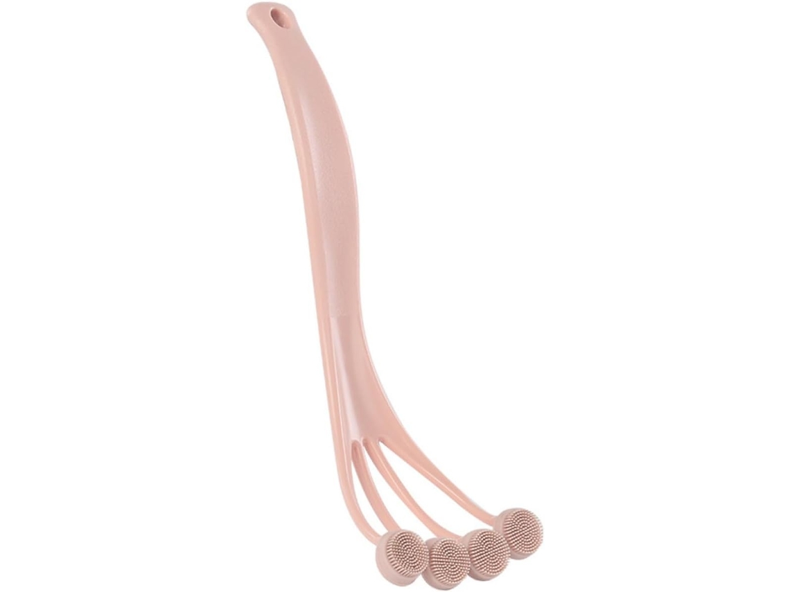 Lurelia Escova De Silicone Para Costas E Corpo, Silicone Macio, Cabo Longo E Massagem Suave, Cuidado Familiar