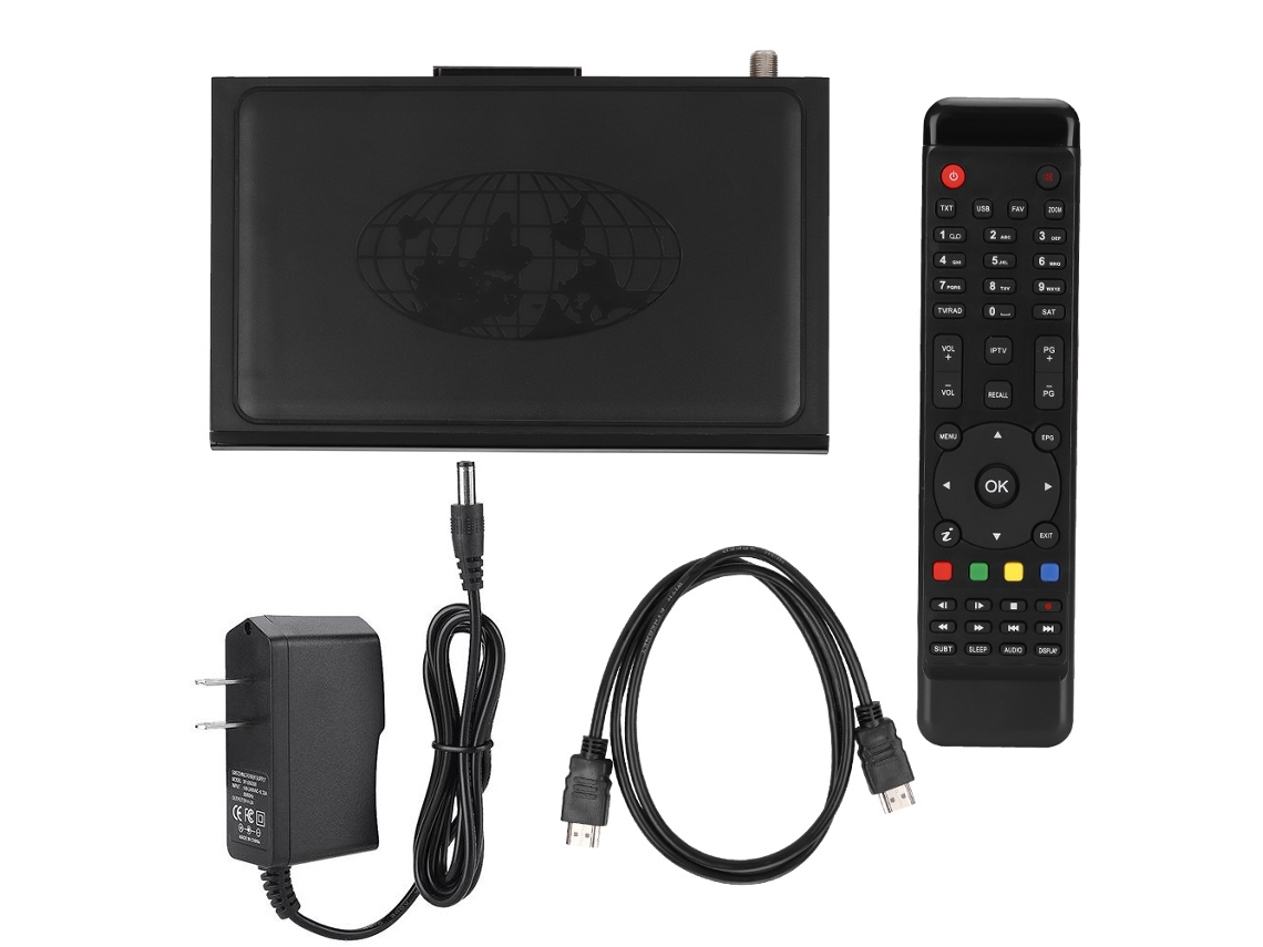 Caixa De Tv Digital Inteligente V8 Dvb S/s2 Iptv Com Wifi Integrado