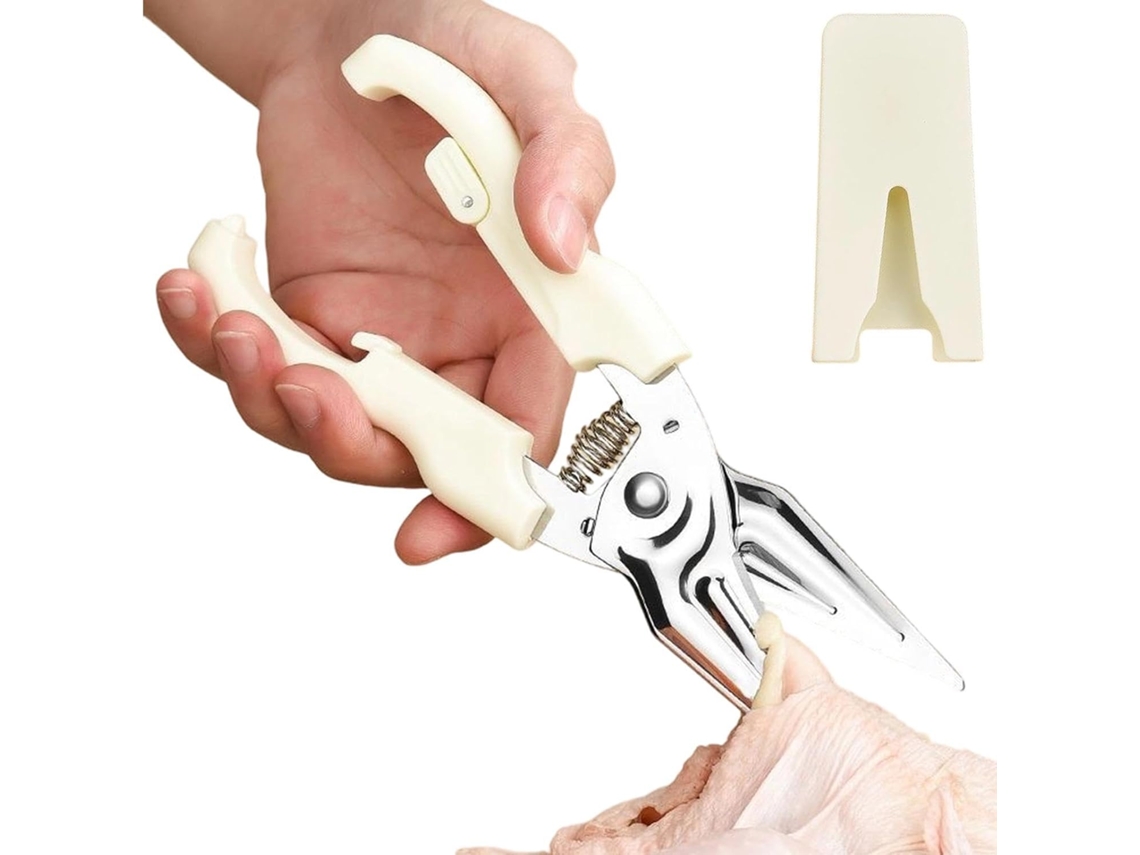 Tesoura De Carne Multifuncional E Resistente Em Aço Inoxidável.