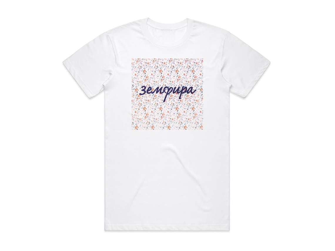 Zemfira Empty 2 Album Cover T-shirt White Rockinstonesize-xxl