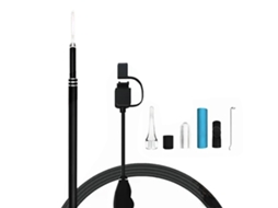 Primerox endoscópio para Remoção de Cera do Ouvido com Câmera Hd 720p e 6 Leds Ajustáveis