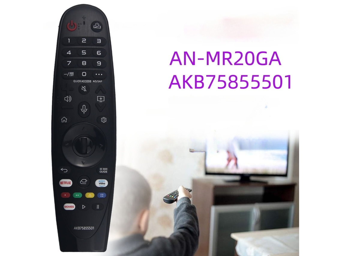 Comando de TV para LG AKB75855501 com controle de voz e air mouse XIAOMOYU