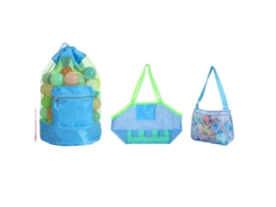 Conjunto 3 Bolsas De Armazenamento De Malha Para Brinquedos De Praia Yuysan (ab001)