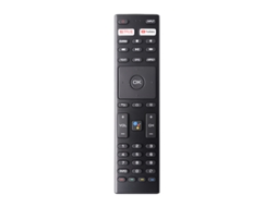Controle remoto Infratex para TV Dyon Movie Smart42, com botões adicionais para Netflix e YouTube.