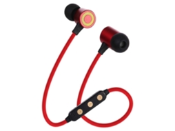 Fones de ouvido esportivos portáteis MG G22 com adsorção magnética, Bluetooth V5.0 e suporte para cartão TF. Hengrongshen