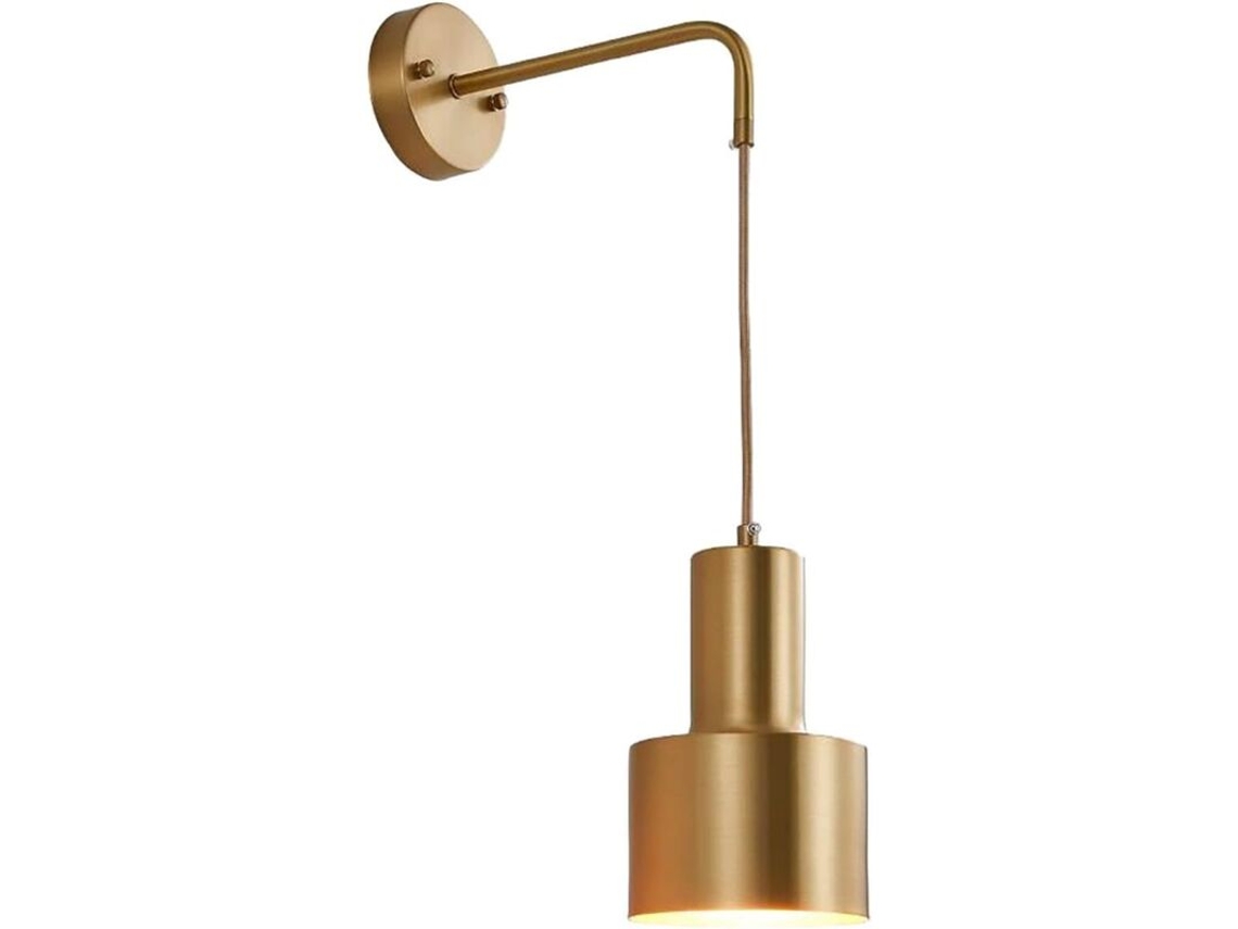 BRILVIBERA Apliques Led para Iluminação Externa, Cabeceira, Sala de Maquiagem, Móveis, Decoração Dourado