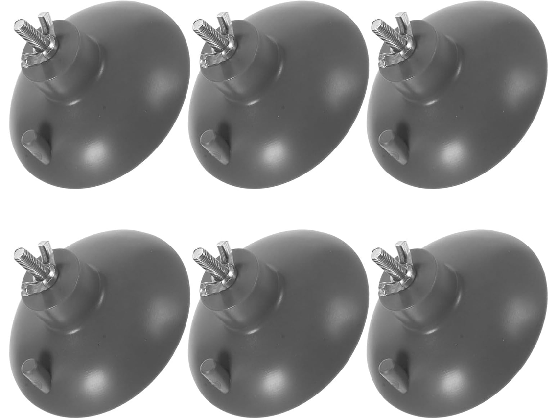 Conjunto De 6 Pés Com Ventosas Pvc Que Absorvem Vibrações, Ideais Para Embutidoras De Linguiça E Moedores Carne