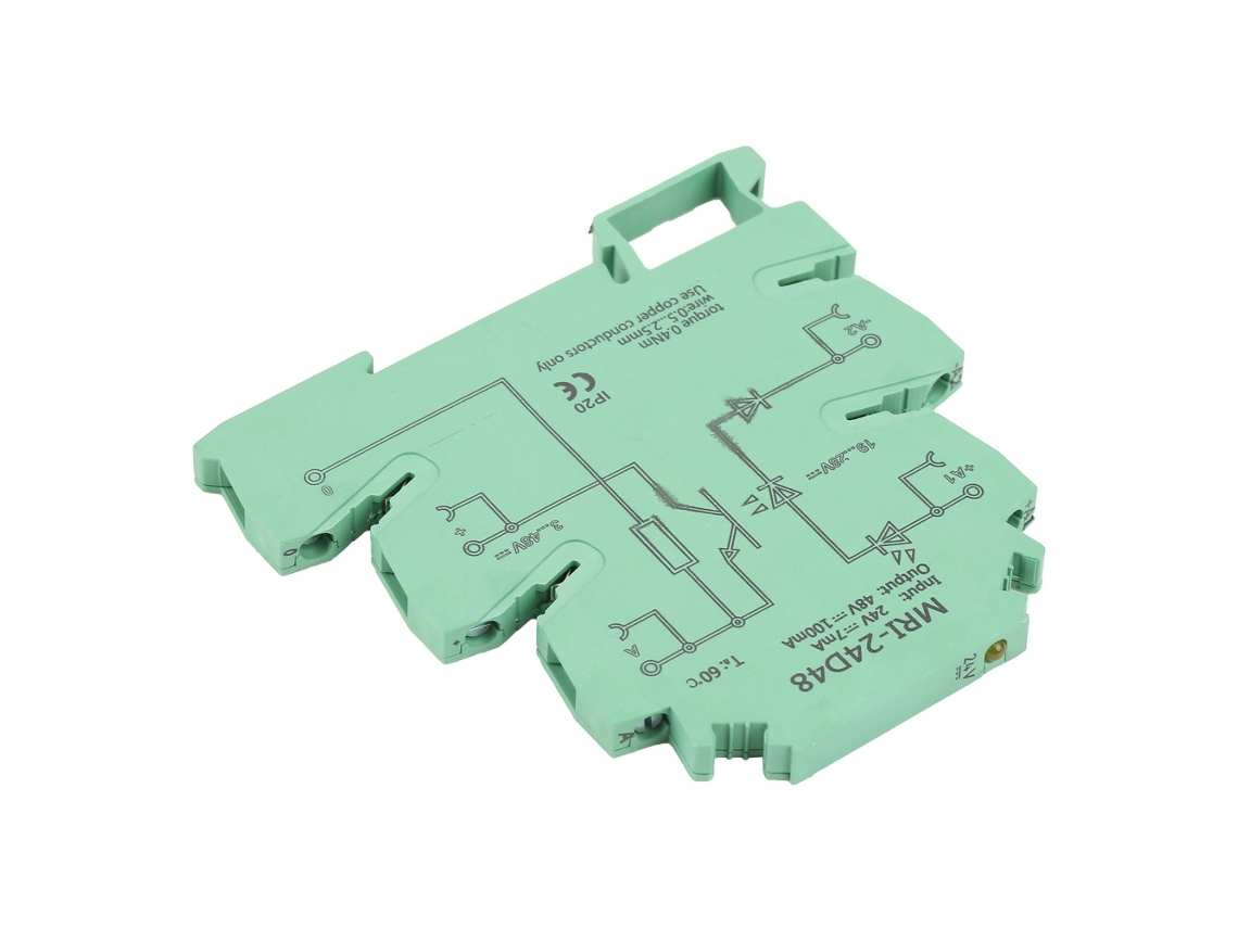 Módulo Relé De Isolamento Fotoelétrico Dc Laxiscreed Para Plc, Entrada 24vdc, Saída 3-48vdc