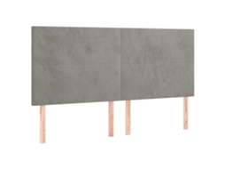 Headboard, Headboards Vidaxl Cinzeto Veludo (160 Cm)