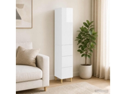 Vidaxl Conjunto De Gabinete 2 Unid. Branco Brilhante
