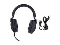 Fone De Ouvido Gamer Bluetooth 5.1 Dual Mode Fio/fio-livre Com Microfone E Design Plegável Azul