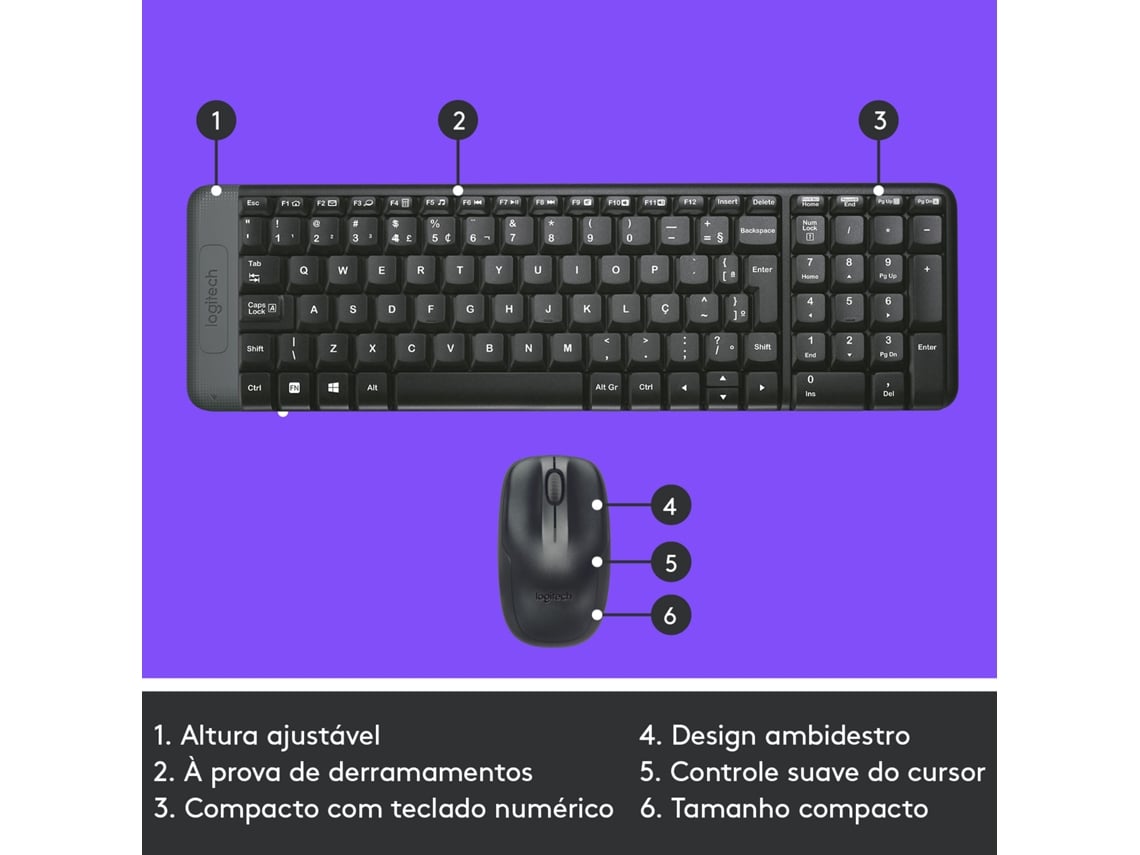 Configurar teclado online logitech k220