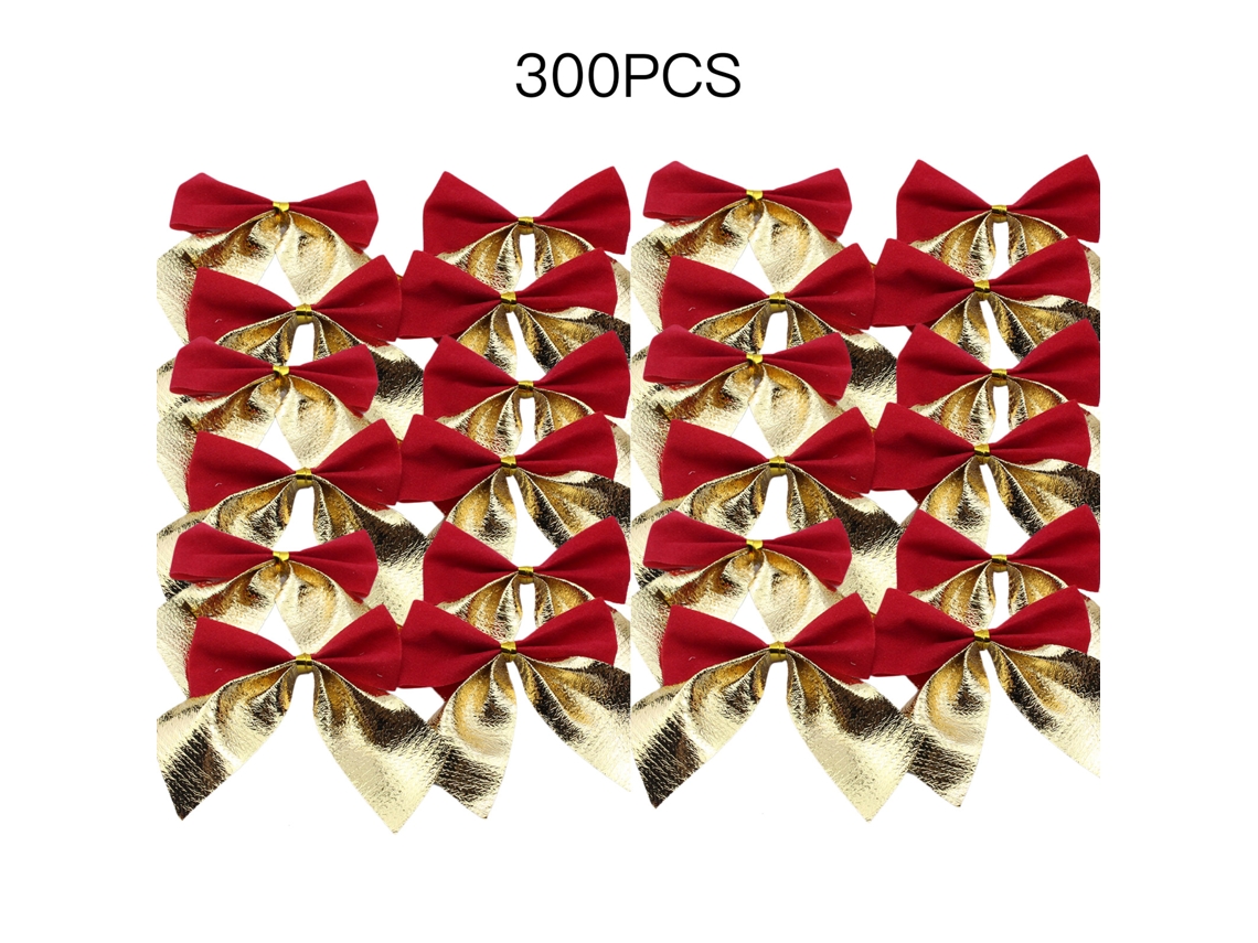 Laxiscreed Presilhas Pequenas Vermelhas Para Natal, Conjunto Com 300 Peças Para Festas E Decorações