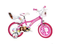 Bicicleta Criança 16'' 5-7 Anos Barbie DINO BIKES 1 un