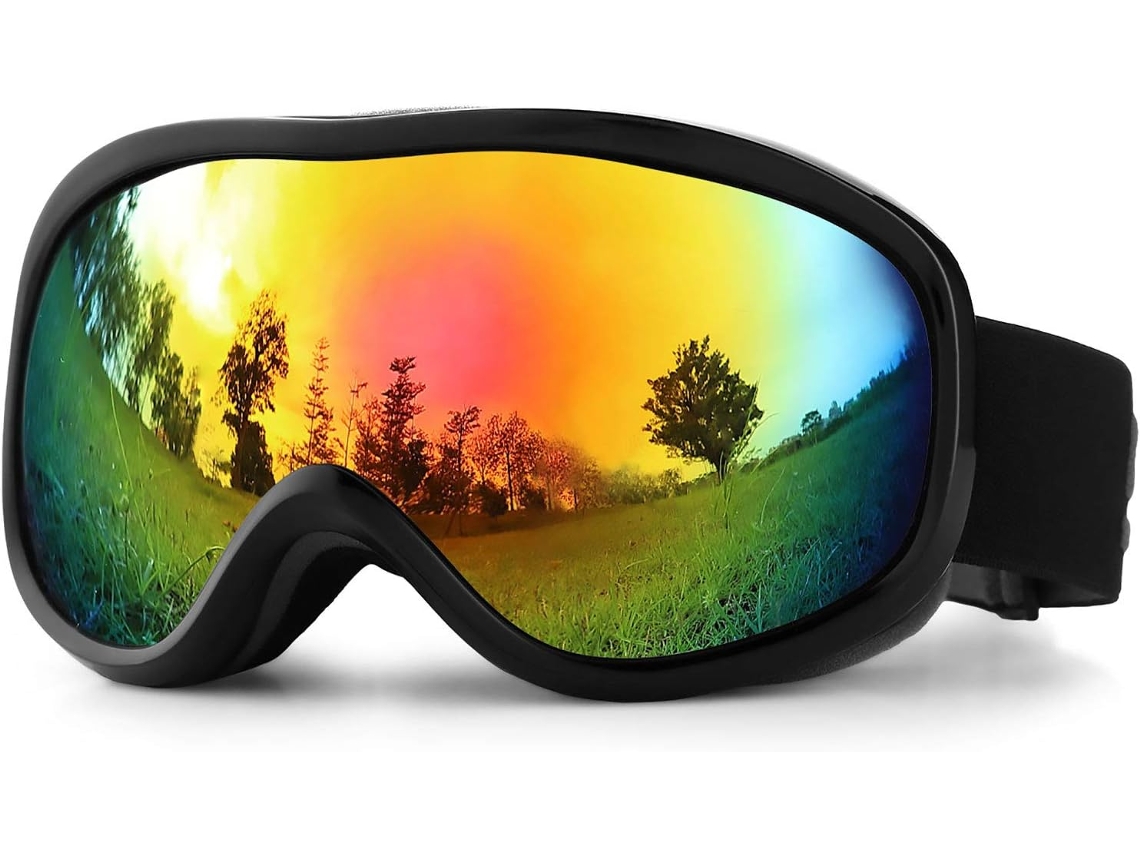 Óculos De Esqui Sobre Óculos, Óculos De Snowmobile Com Anti Aquaforge