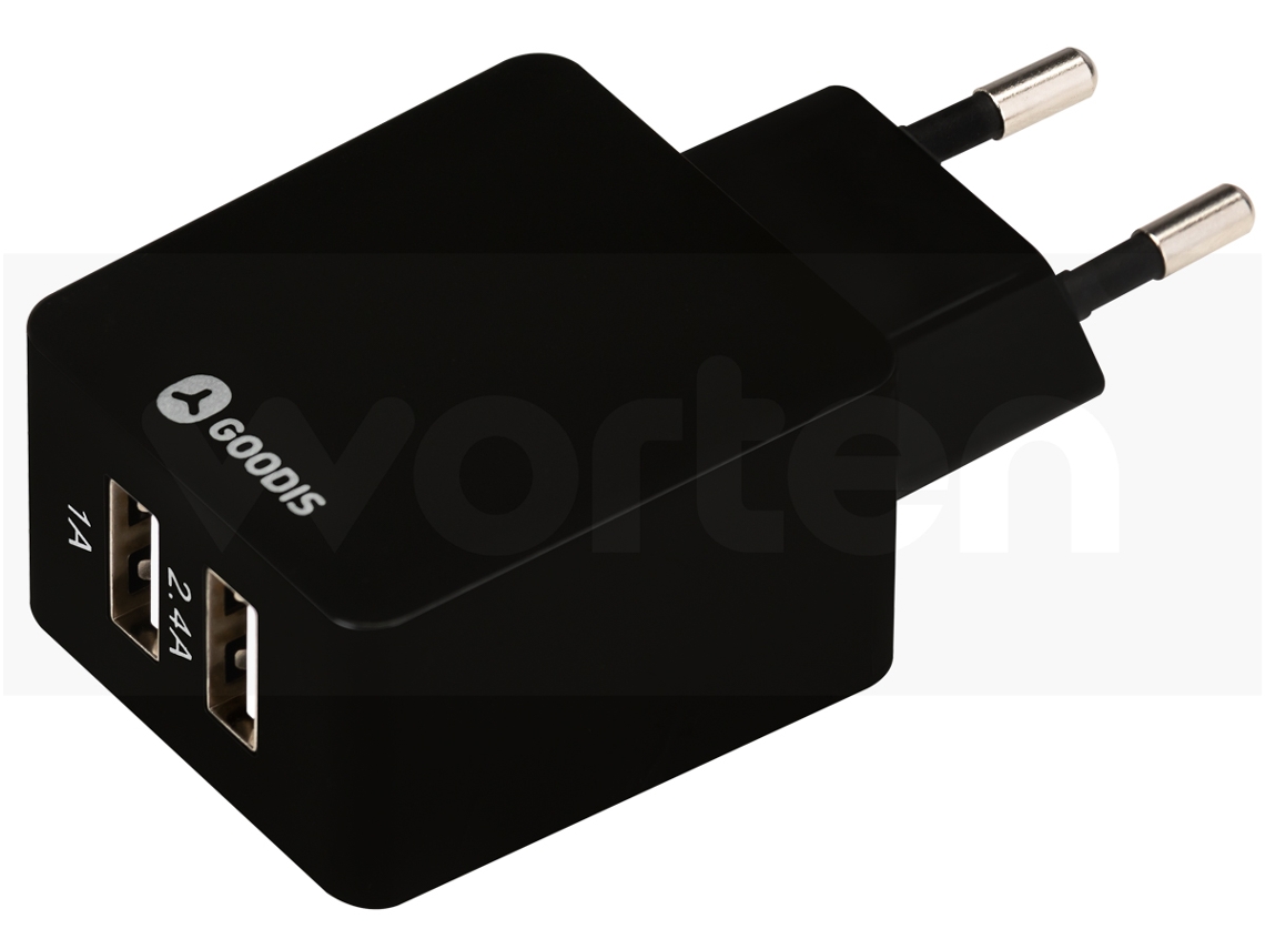 Adaptador GOODIS Viagem (Universal - USB - Preto)