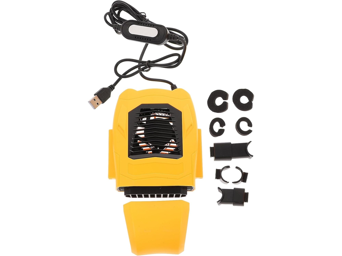 Ventilador Portátil Usb Para Assento De Carro De 3 Polegadas (1,4 M) Com Velocidades Ajustáveis, Material