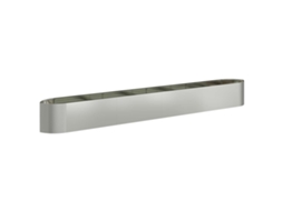 Conjunto 1 Jardineira Elevada Vidaxl Prateado Metal (380 X 40 X 40 Cm)