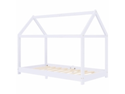 Kids Bed Frame, Kids Bed Frames Vidaxl Branco Madeira De Pinho (80 X 160 Cm)
