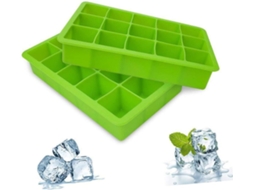 Forma De Silicone Para Cubos De Gelo, Gelatinas E Sobremesas Caseiras.