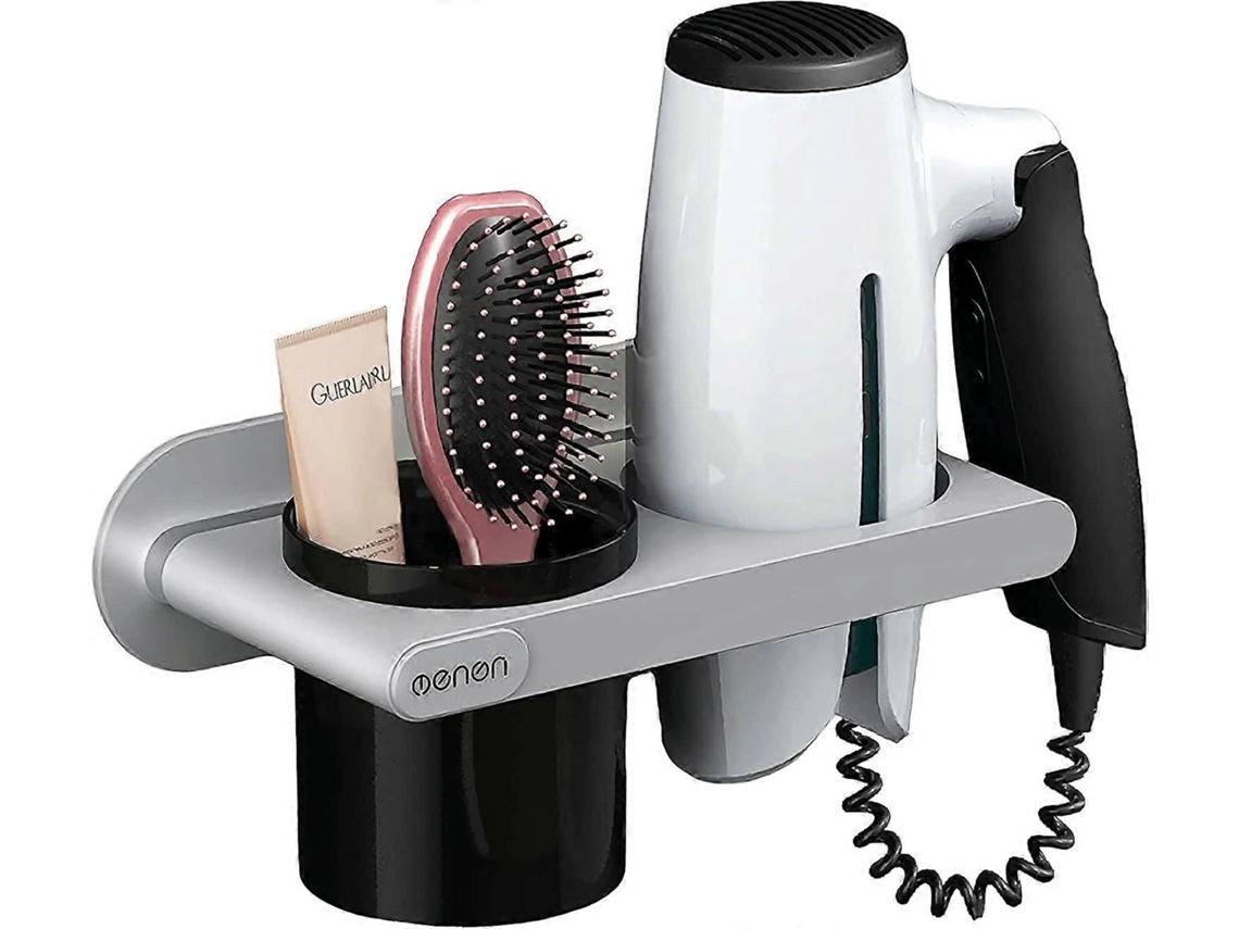 Suporte para Secador de Cabelo, Multifuncional Cabelo Parede Banheiro, Secar GOKOCO