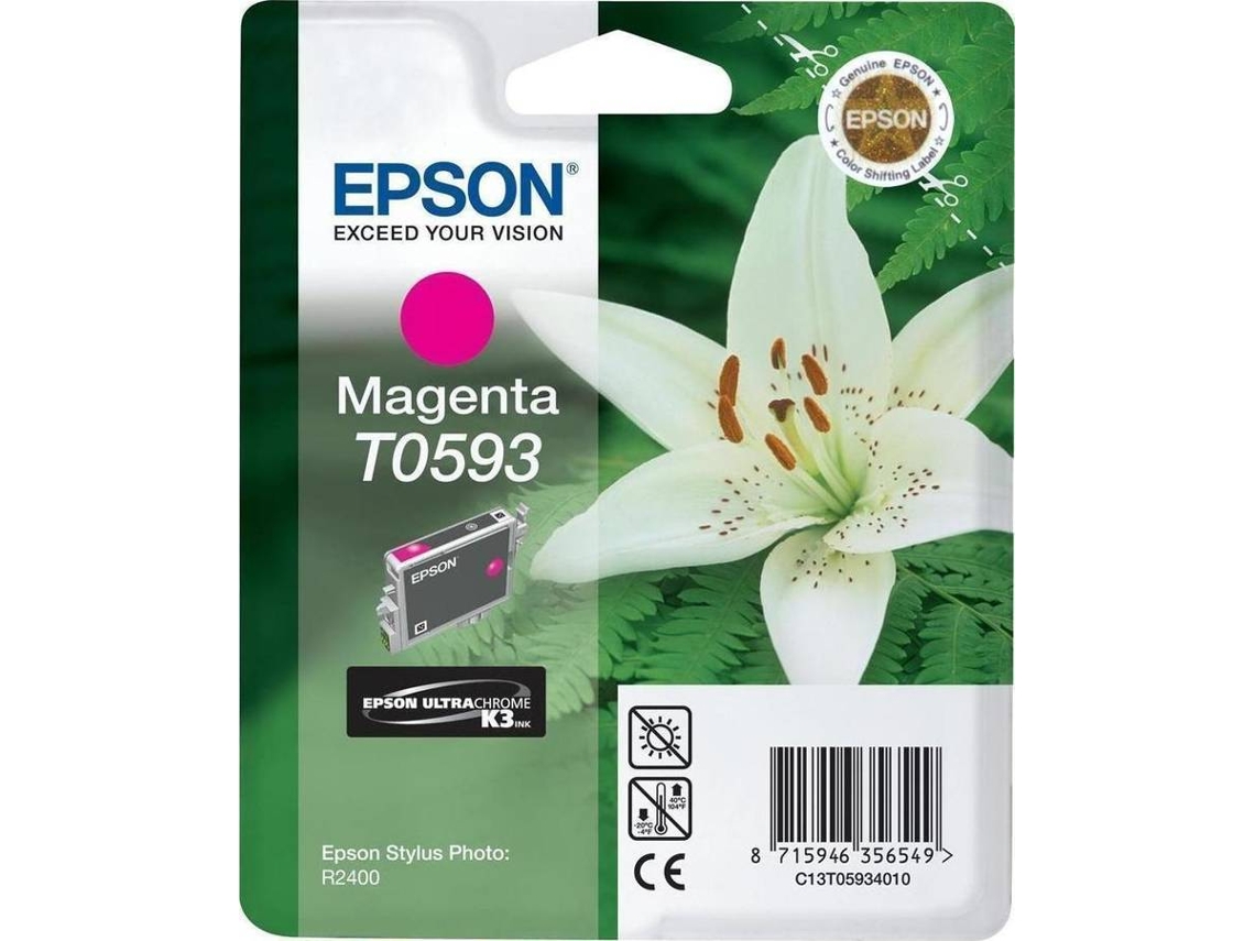 Tinteiro EPSON T0593 Magenta (C13T059340 - 520 páginas)