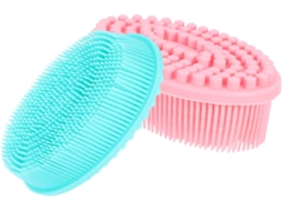 Lurelia Pack De 2 Escovas De Banho Para Bebé, Silicone Macio, Dupla Face E Massagem Suave, Rotina Spa Leve