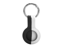 Capa Protetora de Silicone Bicolor com Fivela de Metal compatível com Ios Locator CHABERLU (preto e Branco)