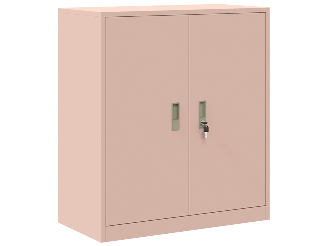 Armário de Arrumação Rosa 80 X 40 X 90 Cm Aço MAISON EXCLUSIVE