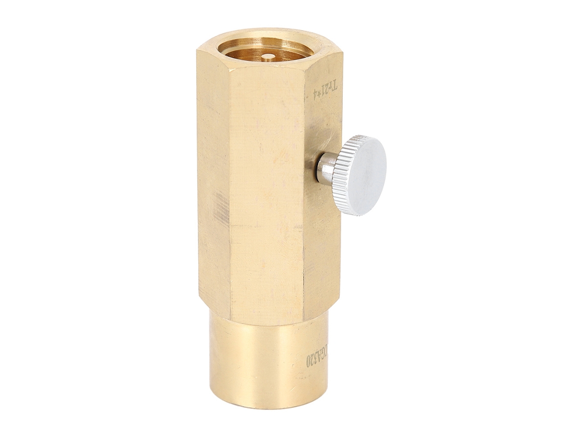 Conector De Válvula De Inflação De Co₂ Laxiscreed Em Latão Para Cervejeiras