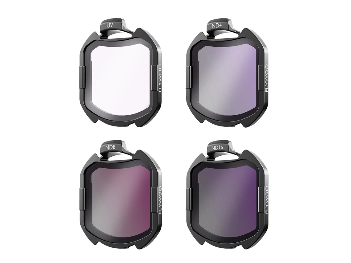 Kit Filtros Nd Nd4/8/16 Flywoo Nd/uv V2 Dji O4 Air Unit Pro Filtros Encaixe Compatíveis Drones O4 Pro Fpv MDUG