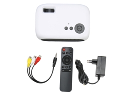 Projetor Portátil Mini Home Theater 360° com Som Surround 3000lm