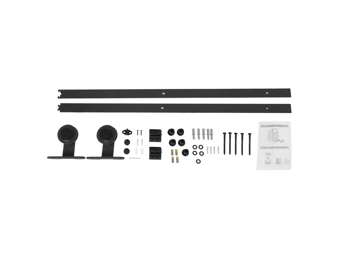 Kit De Ferragens Para Portas De Celeiro Laxiscreed De 2m | Fácil De Instalar
