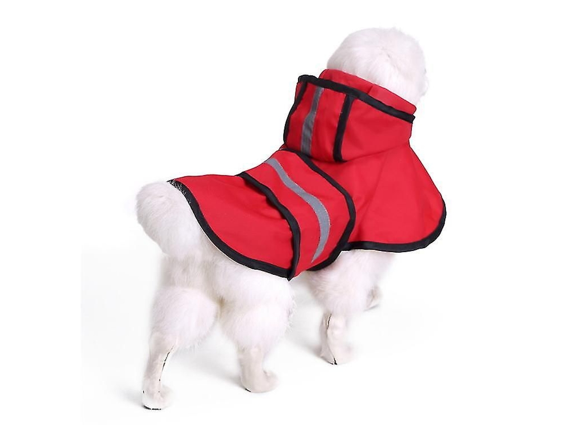 Capa De Chuva Para Cachorro, Casaco Impermeável Com Capuz