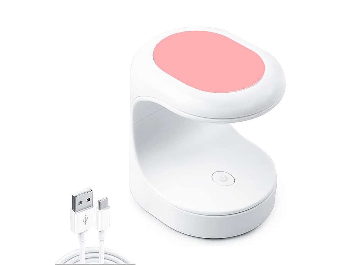 Lâmpada Uv Led Mini Portátil Secador De Unhas Máquina De Manicure Elétrica Para Esmaltes Em Gel Cura De Um Dedo