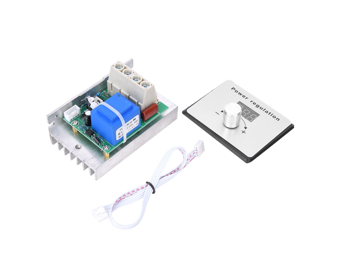 Módulo Regulador De Tensão Digital Scr 220v 5000w 80a Dimmer Termostato Controlador De Temperatura