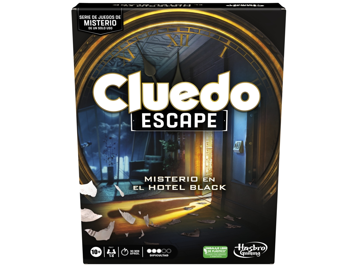 CLUEDO Escape Mistério no Hotel Black CLUEDO (Idade recomendada: 10 anos)