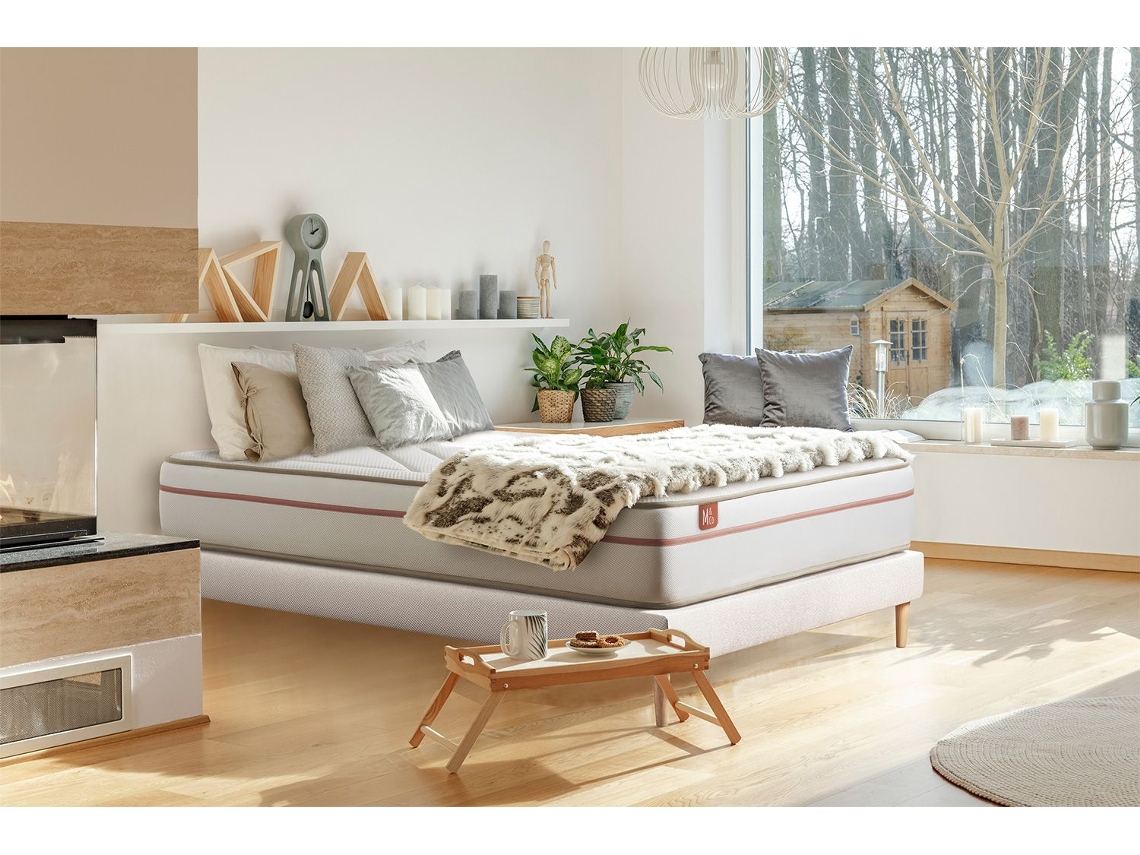Colchão Base Le Paisible MARMOTTES Espuma com memória Branco (200x200cm)