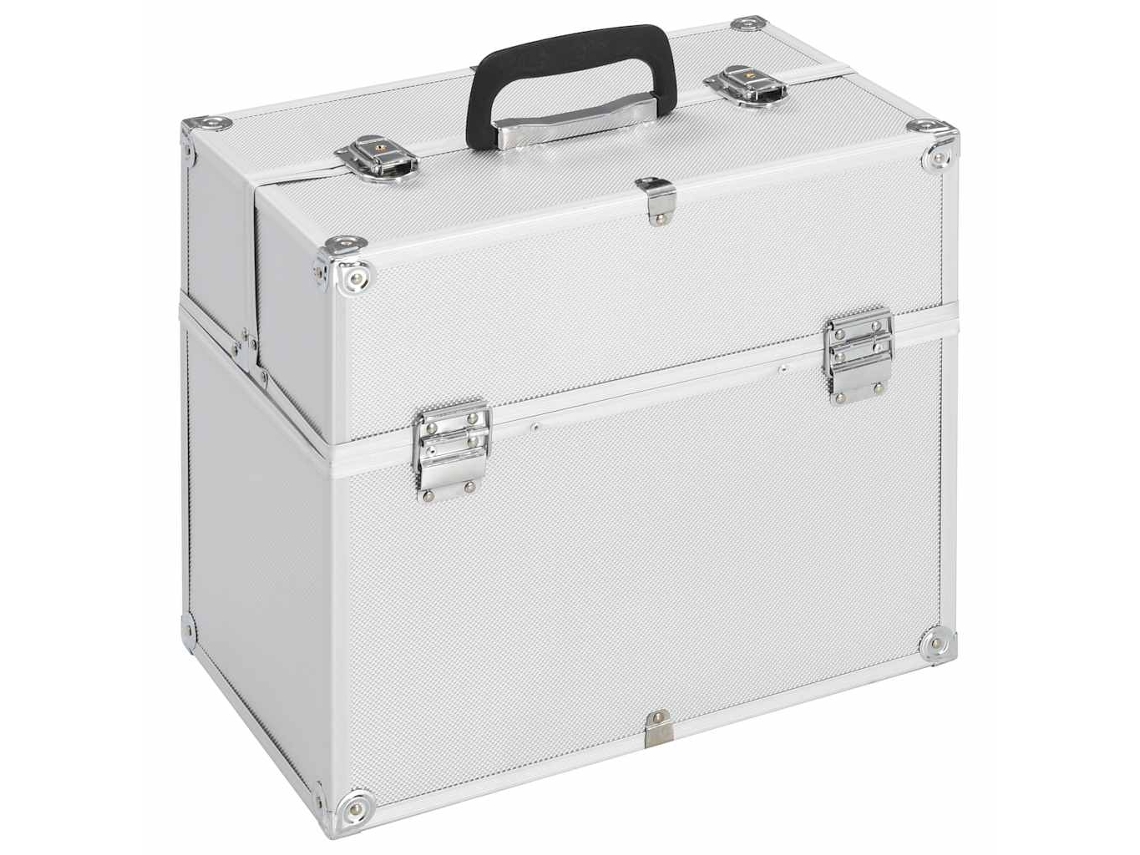 Make-up Case, Make-up Cases Vidaxl Prateado Alumínio (n/a)
