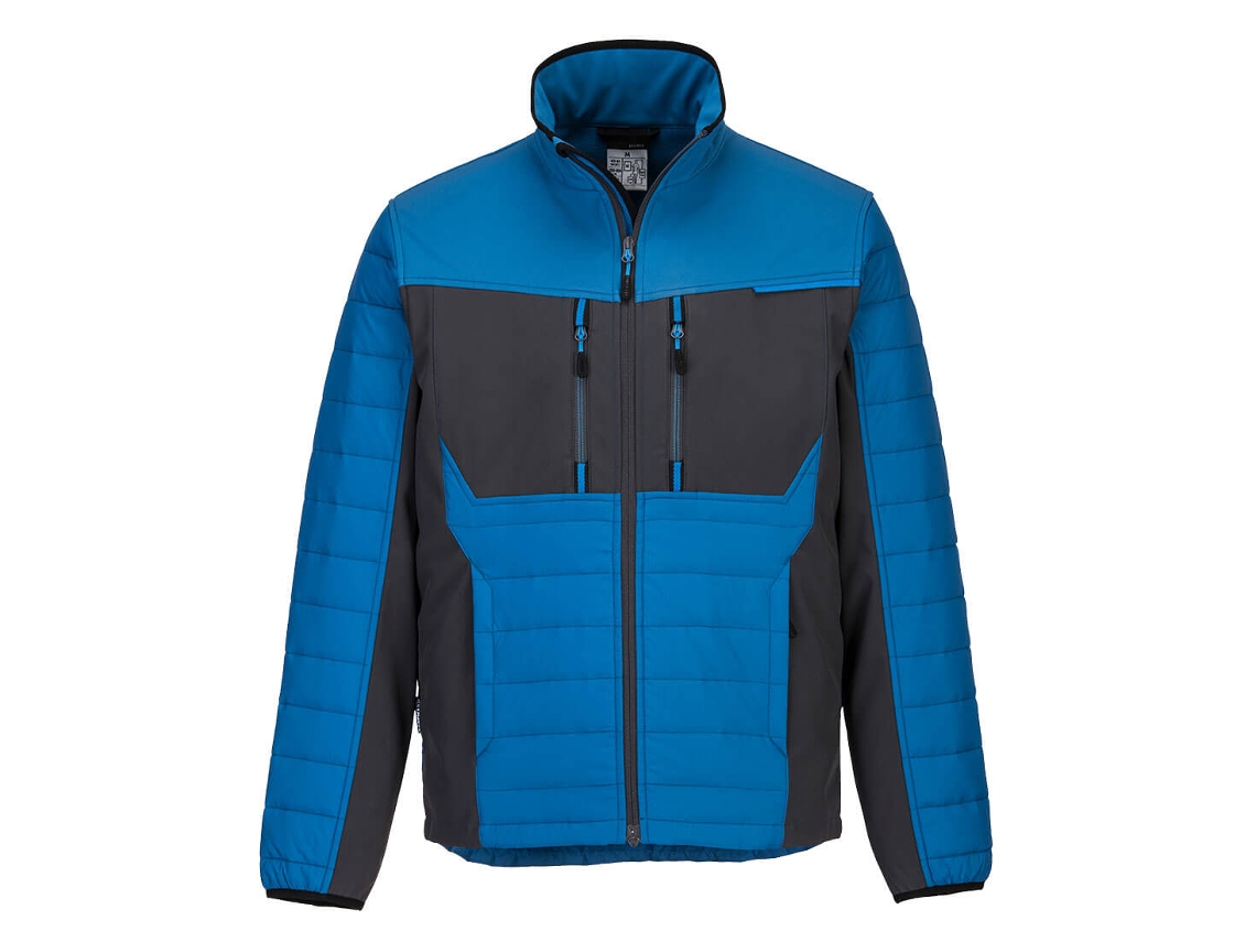 Jaqueta Wx3 Hybrid Baffle: Isolamento E Conforto Cinza Metálico / Xxxl