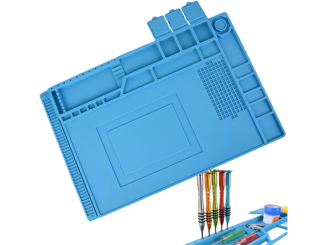 Tapete Para Reparos Eletrônicos, Tapete De Silicone Para Soldagem, Tapete Magnético Para Reparos De Alta Resistência