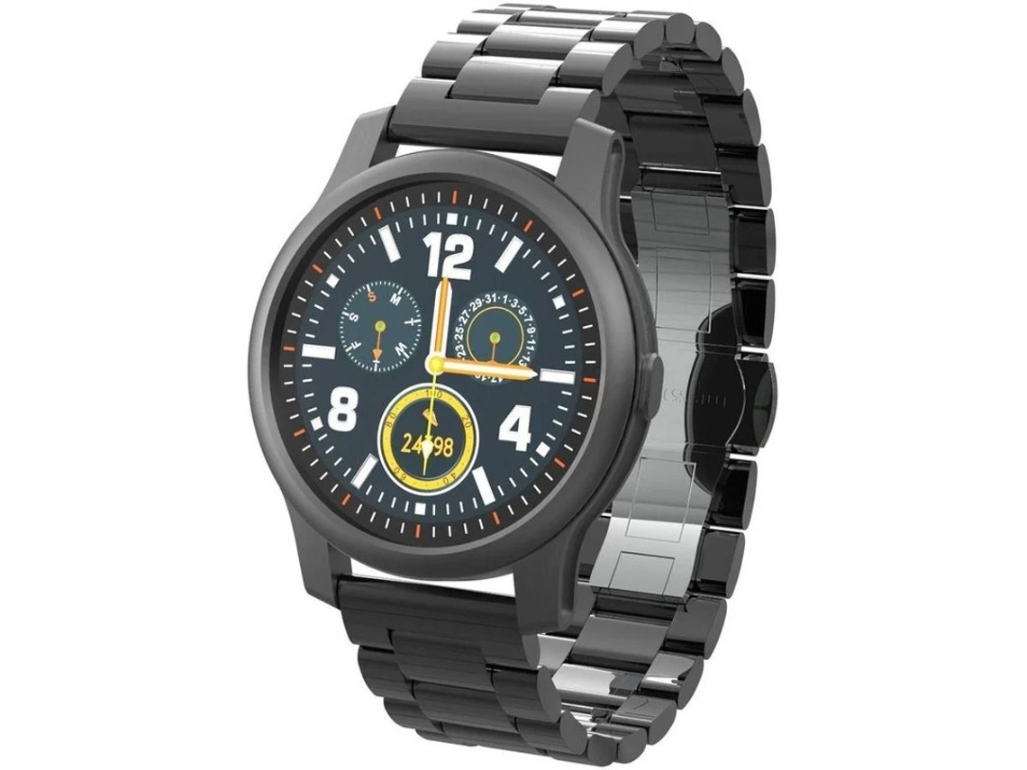 Smartwatch 1.22 Colorido IPS Tecido 240x240 Multifuncional Modos Esportivos Monitoramento de Saúde Fotografia Com Controle Remoto Branco Bestvite