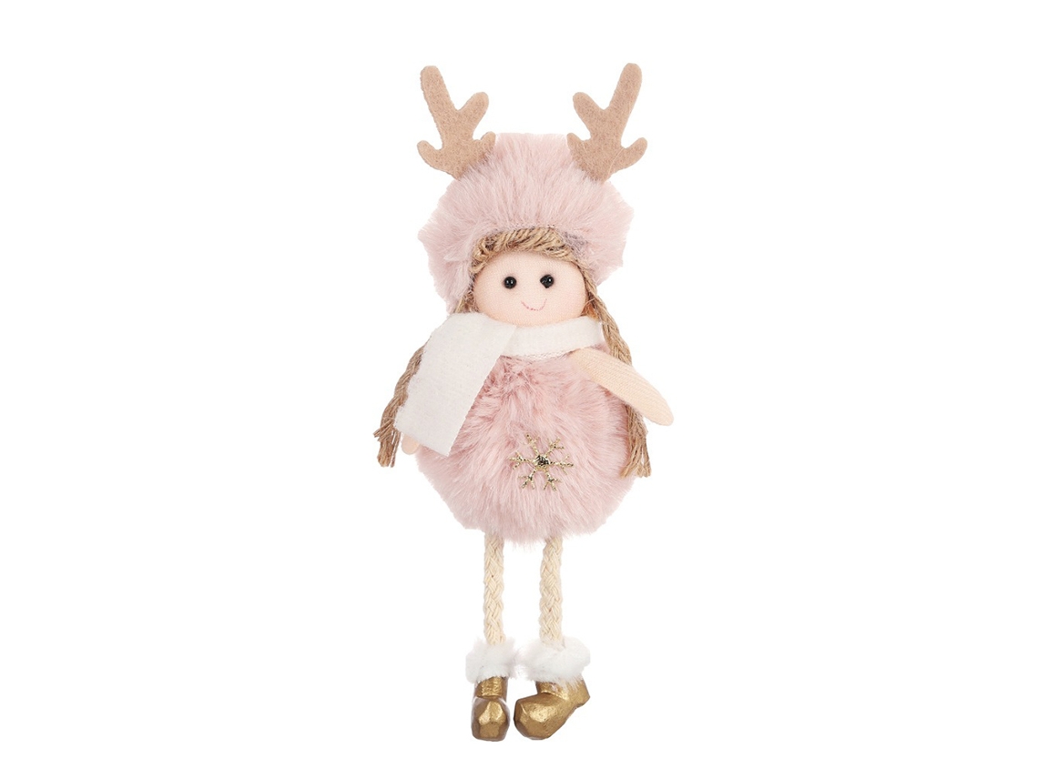 Pingente Anjo Pelúcia Presente Infantil Natal Worten
