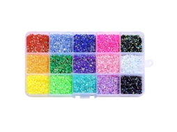 Piedras De Gelatina Flat-back Para Arte De Uñas Decoraciones Maquillaje Facial Gemas