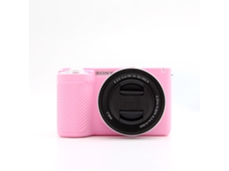 Capa para Sony Zv e10ii Capa de Silicone para Câmera CUICH (rosa)