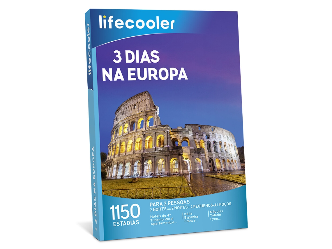 Pack LIFECOOLER 3 Dias na Europa
