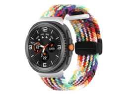 Pulseira Trançada Dobrável Com Fecho Magnético Para Samsung Galaxy Watch8 / Watch8 Classic