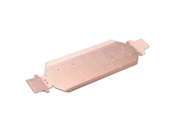 Wltoys 124017 124019 1/12 Rc Peça de Substituição para Chassis em Alumínio Matrícula Inferior para Veículos Modelo 1823 MDUG