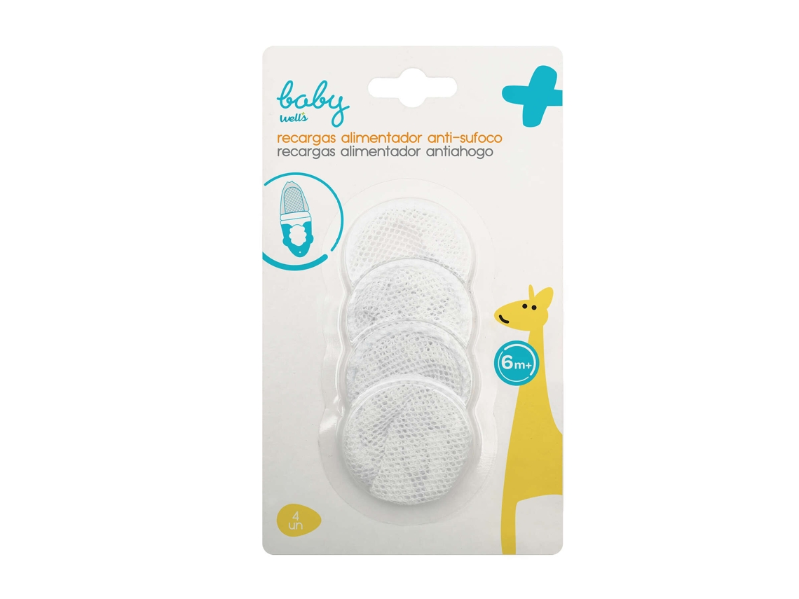 Recargas alimentador anti-sufoco BABY WELLS